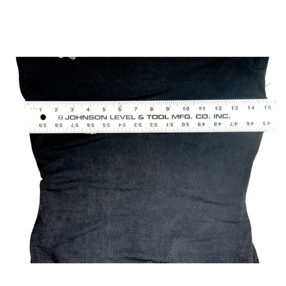 NWT Misha Deana Gold Chain Cowl Neck Midi Jersey Halter Dress Black Women 6 NWT - Picture 9 of 10